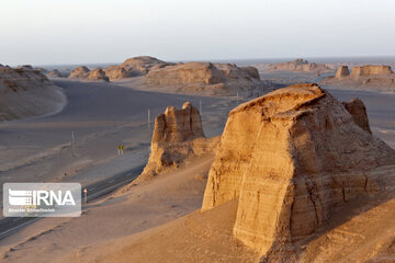 Kalut Shahdad Desert in Iran's Kerman province