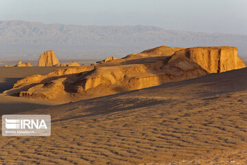 Kalut Shahdad Desert in Iran's Kerman province