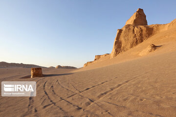 Kalut Shahdad Desert in Iran's Kerman province