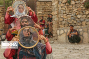 Street theater performance in Kordestan province