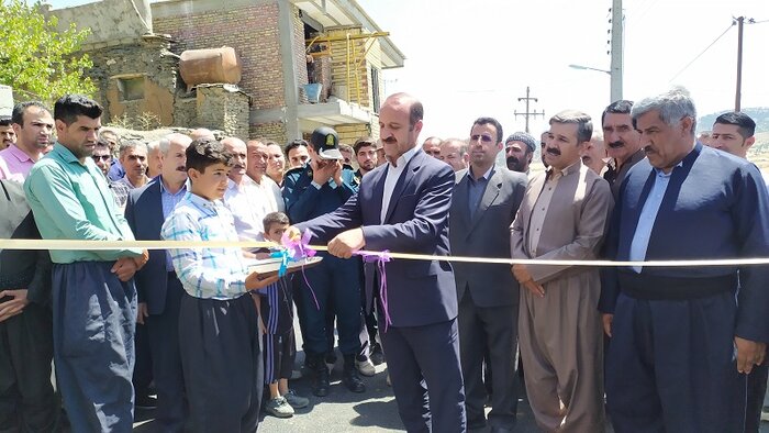 افتتاح طرح هادی و آسفالت معابر روستای مامال