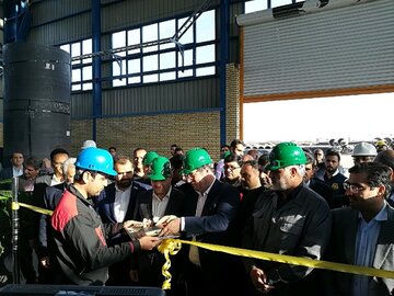 فاز توسعه یک واحد صنعتی در قم با حضور وزیر صنعت افتتاح شد