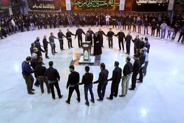 سینه زنی سنتی  عزاداری مردم بوشهر