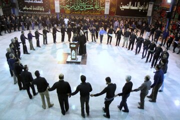 سینه زنی سنتی  عزاداری مردم بوشهر