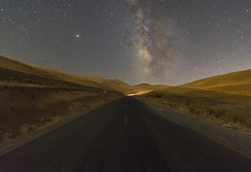 آسمان شب شهرستان نقده