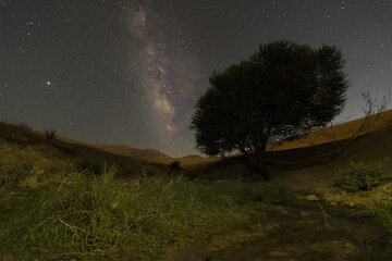 آسمان شب شهرستان نقده