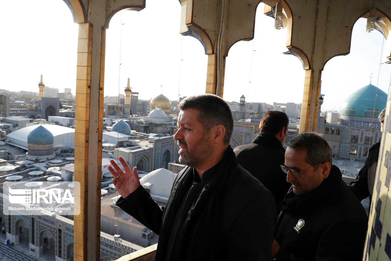 هكذا يستقبل حرم الامام الرضا (ع) شهر محرم الحرام هكذا يستقبل حرم الامام الرضا (ع) شهر محرم الحرام