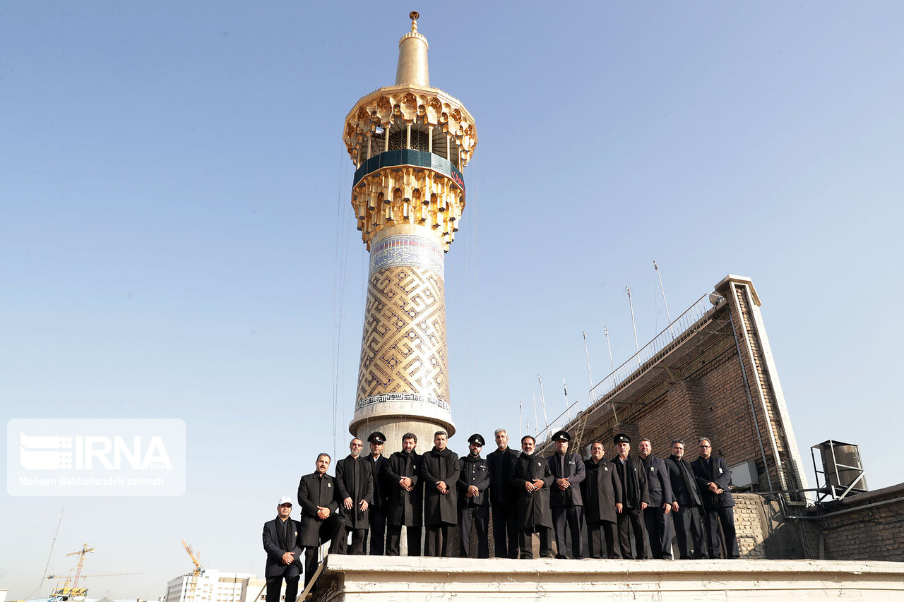 هكذا يستقبل حرم الامام الرضا (ع) شهر محرم الحرام هكذا يستقبل حرم الامام الرضا (ع) شهر محرم الحرام