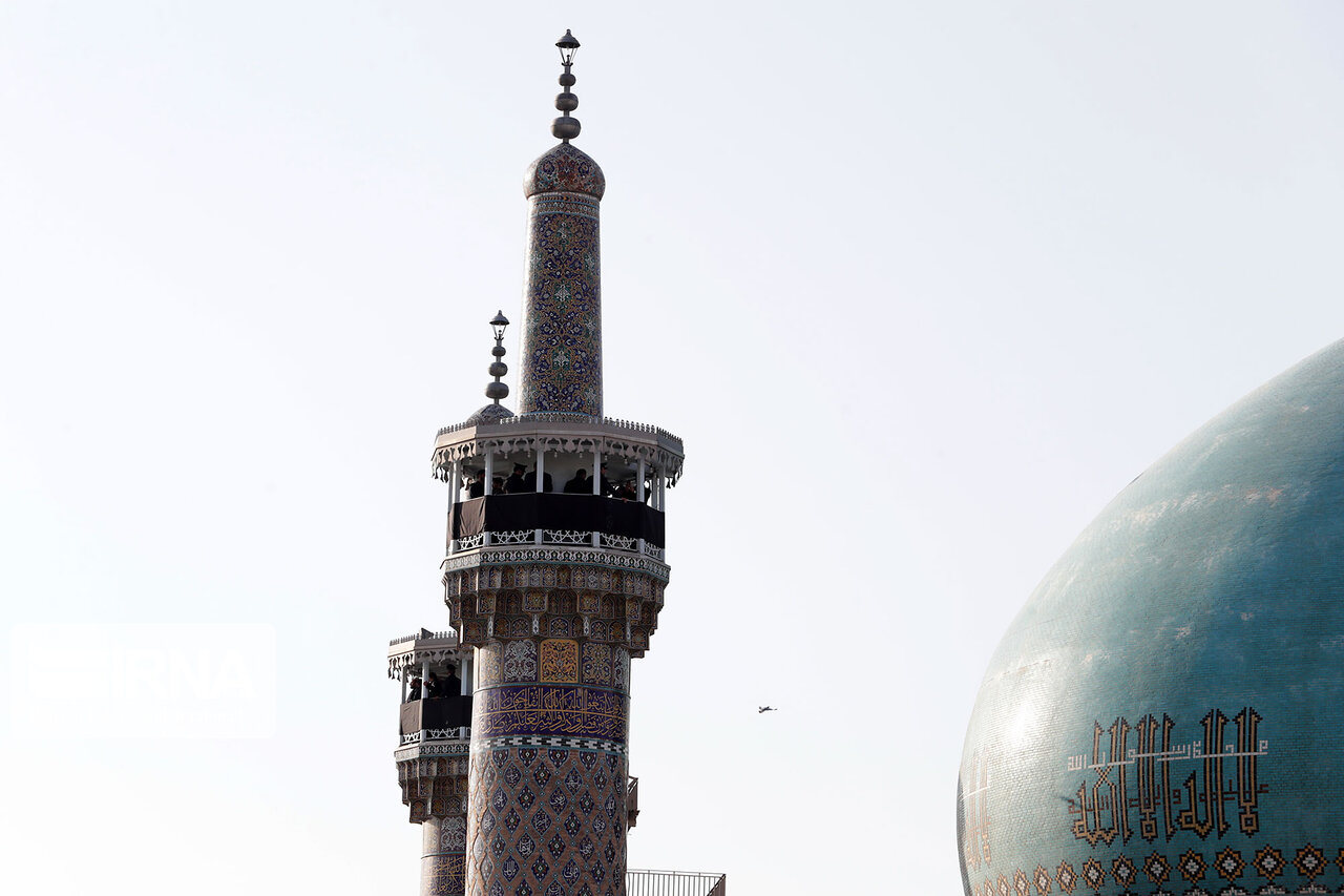هكذا يستقبل حرم الامام الرضا (ع) شهر محرم الحرام هكذا يستقبل حرم الامام الرضا (ع) شهر محرم الحرام