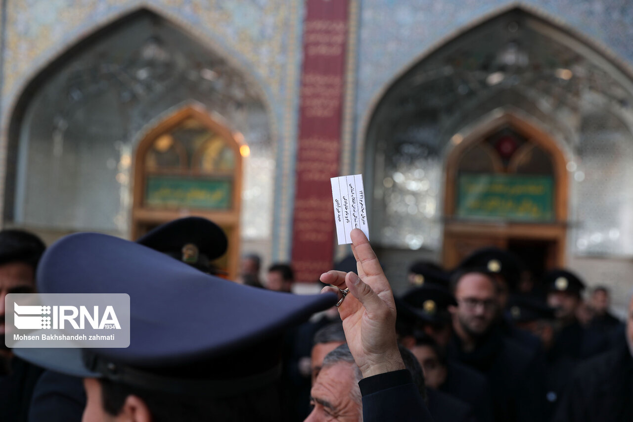 هكذا يستقبل حرم الامام الرضا (ع) شهر محرم الحرام هكذا يستقبل حرم الامام الرضا (ع) شهر محرم الحرام
