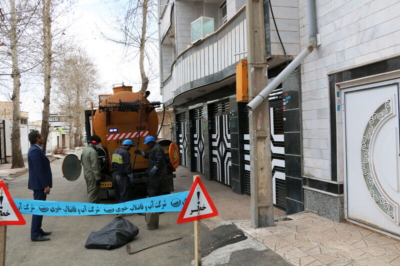  ۴۷۰ انشعاب جدید فاضلاب در خوی نصب شد