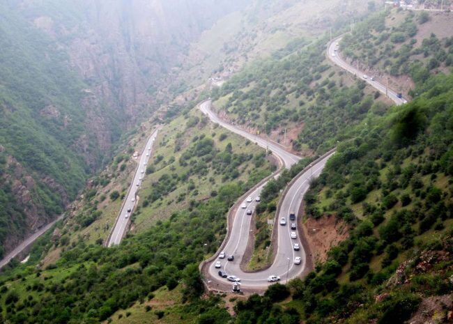 Chalus Road, landmark scene and Ecotourism hub