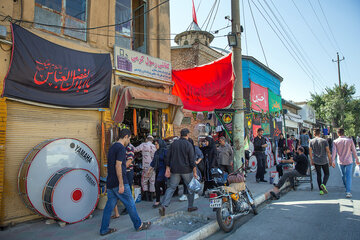 بازار کرمانشاه در روزهای سوگواری محرم