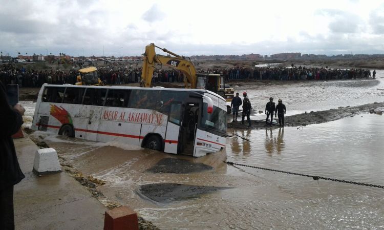 سیل در مغرب جان ۶ نفر را گرفت