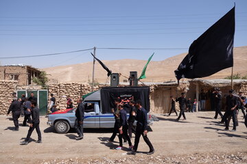 مراسم عزاداری روز عاشورا در روستای چهرقان شهرستان کمیجان