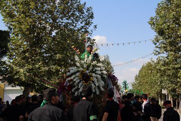 مراسم عزاداری روز عاشورا در شهرستان آزادشهر