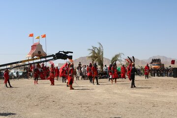 آیین تعزیه خوانی عاشورا در هرات مرکز شهرستان خاتم