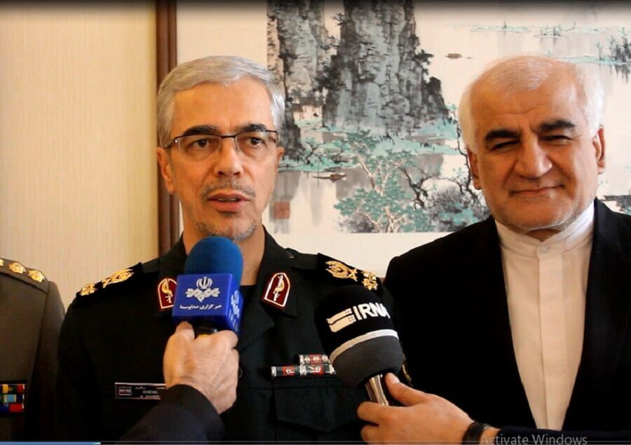 ایران چین دفاعی تعاون میں اضافہ ہورہا ہے: جنرل باقری ایران چین دفاعی تعاون میں اضافہ ہورہا ہے: جنرل باقری