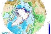 کاهش مساحت پوشش یخی قطب شمال برای دومین بار 