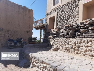 A view of Qale Bala Village in northeastern Iran