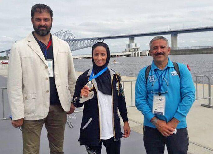 مدال نقره مسابقات آزمایشی پاراالمپیک توکیو به قایقران ایران رسید