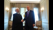 دیدار دوجانبه روسای جمهور ایران و ترکیه آغاز شد