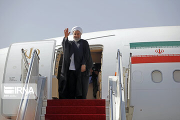 President Rouhani departs for NY for UNGA session