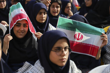 آیین نواختن زنگ بازگشایی مدارس استان خوزستان