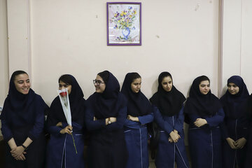 آیین نواختن زنگ بازگشایی مدارس استان خوزستان