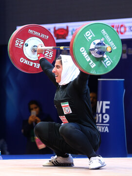 پایان کار «سیده الهام حسینی» در مسابقات جهانی وزنه‌برداری ‌زنان