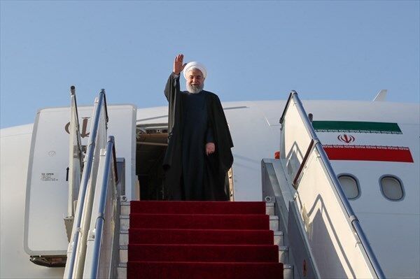 President Rouhani departs for NY for UNGA session