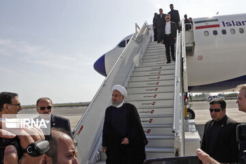 Hassan Rouhani in for NY for UNGA session