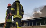 آتش سوزی واحد تولیدی در شهرک صنعتی شیراز مهار شد