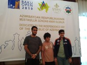 3 young Iranian chess players among top 15 at Baku Open 2019