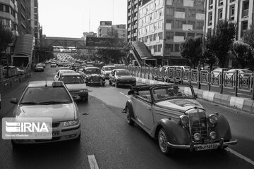 Classic Cars in Tehran Streets