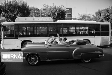 Classic Cars in Tehran Streets