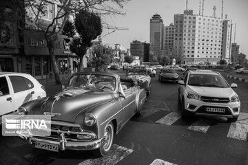 Classic Cars in Tehran Streets