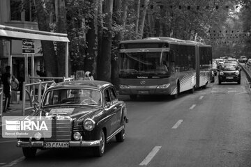 Classic Cars in Tehran Streets