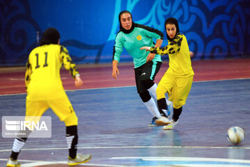 Women play futsal Iran premier league