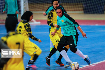 Women play futsal Iran premier league