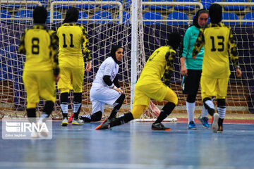 Women play futsal Iran premier league