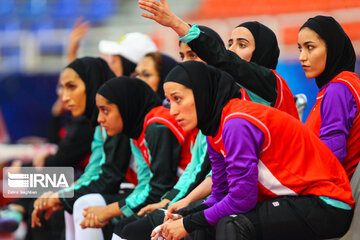 Women play futsal Iran premier league