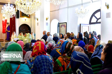 Christians marks Saint George in a church in Tehran