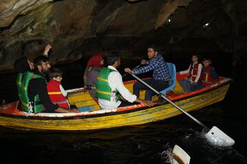 غار آبی سهولان مهاباد