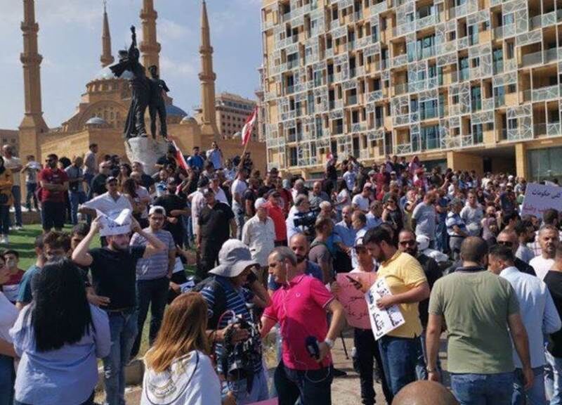گسترش دامنه اعتراض ها  در بیروت 