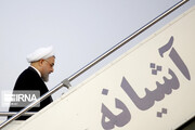 President Rouhani leaves for Armenia