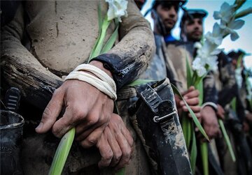 "ماهی در چشم یونس" جورچینی از کربلای چهار 