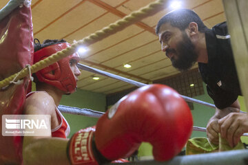 Boxing tournament in west of Iran