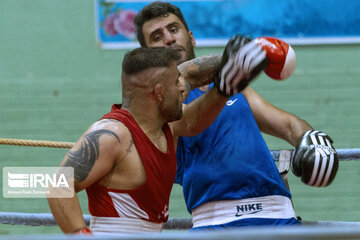 Boxing tournament in west of Iran