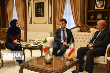 Isfahan Governor meets with Italian Ambassador